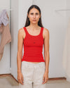 BASERANGE Heart-Shaped Hollow Vest Suspenders France BAS-TOHT-RB-SP25-MY RED (TOHT-RB-SP24)